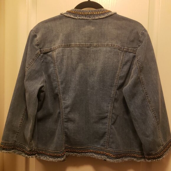 Chico's Jean Jacket - Picture 4 of 12